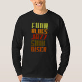 T-SHIRT FUNK BLUES SOUL JAZZ DISCO 1 (Devant)