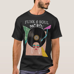 T-shirt FUNK SOUL PATROL les années 70 80s Vintage Afro G