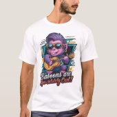 T-shirt Funky Baboon Rockstar Tee (Devant)