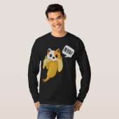T-shirt Funky Banana Chat Nya Cute Chat Kitten Banana Frui (Devant entier)