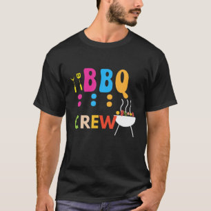 T-shirt Funky BBBQ Crew Grill Summer, Chef Cook Squad, Kit