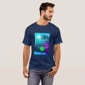 T-shirt Funky blue vault art mode (Devant entier)