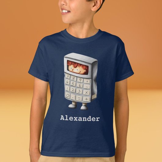 T-shirt Funky Calculator Math pour enfants