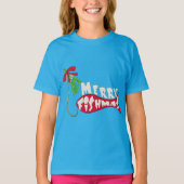 T-shirt Funky Christmas Fishing - Joyeux Fishmas (Devant)