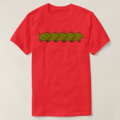 T-shirt Funky Christmas Tree Pig Five (Design devant)