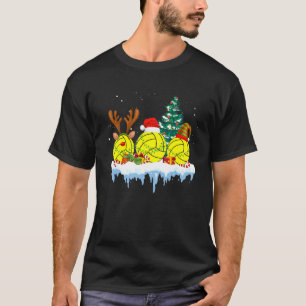 T-shirt Funky Christmas Water Polo Ball Père Noël Reindeer