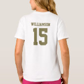 T-shirt Funky Custom Cricket Anniversaire Nom du jour de n (Dos)