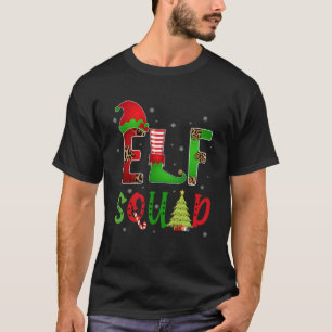T-shirt Funky Family Christmas Matching Group Elf Squad Le