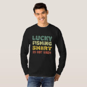 T-shirt Funky Fishing Lucky Charm Pêcheur Pêcheur Pêcheur  (Devant entier)