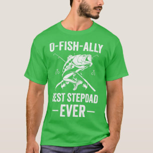 T-shirt Funky Fishing Stepdad Best Stepdad Ever Poisson