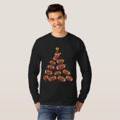 T-shirt Funky Football Player Team Christmas Tree (Devant entier)
