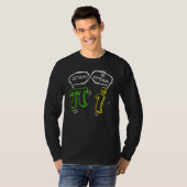T-shirt Funky Get Real Be Rational Pi Math Enseignant Geek (Devant entier)