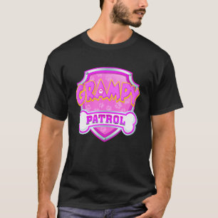 T-shirt Funky Grampy Patrol - Chien Maman, Papa Pour Homme