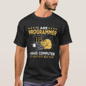 T-shirt Funky "I Are Programmer Cat" - Coding (Devant)