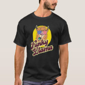 T-shirt Funky Llama Alpaca Baby Outfit Llama Jeu (Devant)