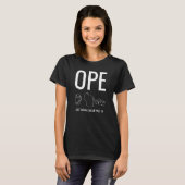 T-shirt Funky Midwest Ope Wisconsin Open Just Gonna Sneak (Devant entier)