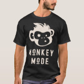 T-shirt Funky Mode Cool Chimp Wild Primate Animal P (Devant)