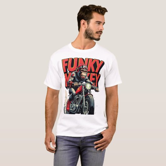 T-shirt FUNKY MONKEY (Devant entier)