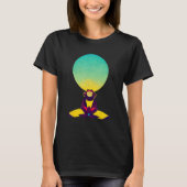 T-shirt Funky Munky Dzogchen clair singe clair (Devant)