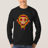 T-shirt Funky Munky Space Cadet Monkey Premium (Devant)