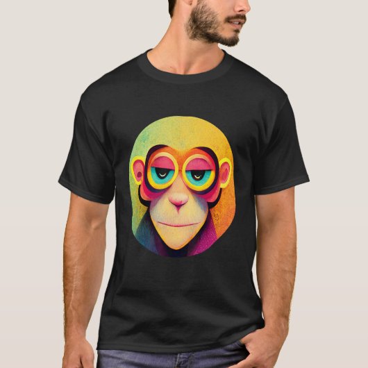 T-shirt Funky Munky Space Pilot Monkey (Devant)