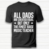T-shirt Funky Music Teacher Papa Anniversaire Noir