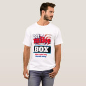 T-shirt Funky Novelty Politique GET MIKE A BOX (Devant entier)