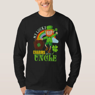 T-shirt Funky Oncle Paddy Day St patrick Lucky Charms Cal