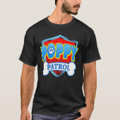 T-shirt Funky POPPY Patrol - Chien Maman, Papa Pour Hommes (Devant)