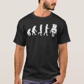 T-shirt Funky Robotic Machine Learning AI Evolution Robot  (Devant)