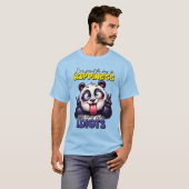 T-shirt Funky sarcasme panda ours unisex (Devant entier)