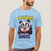 T-shirt Funky sarcasme panda ours unisex (Devant)
