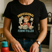 T-shirt Funky School Paperwork Parent; Formulaire professi
