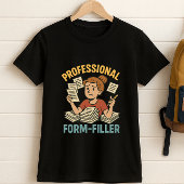 T-shirt Funky School Paperwork Parent; Formulaire professi