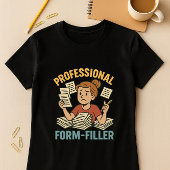 T-shirt Funky School Paperwork Parent; Formulaire professi