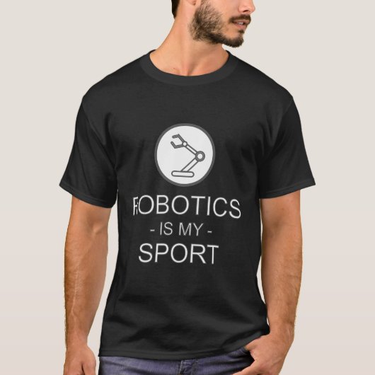 T-shirt Funky Science Coder Robotique Coder Est Mon Sport (Devant)