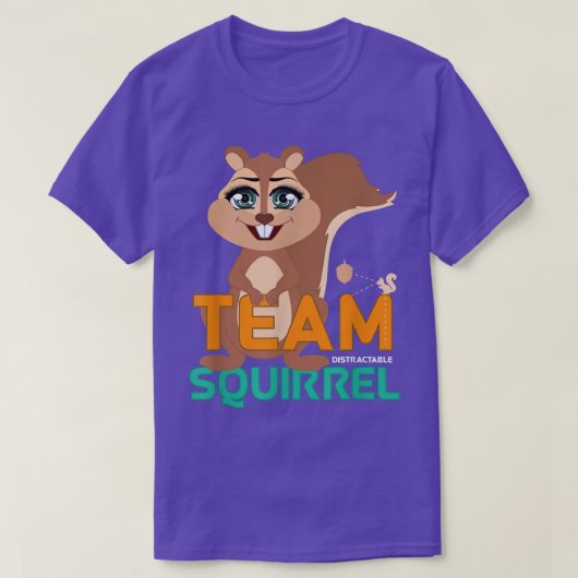 T-shirt Funky Team Squirrel (Design devant)