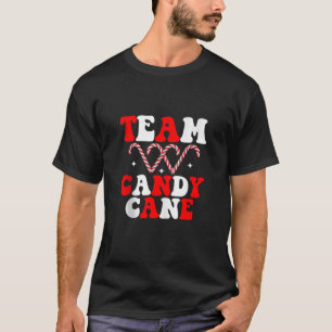T-shirt Funky Team Sucre de canne Noël Retro Super Candy