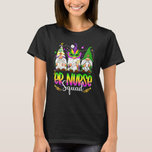 T-shirt Funky Trois Gnomes Nordiques Er Nurse Squad Mardi 