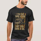 T-shirt Funky Trucker Truck Driver CDL (Devant)