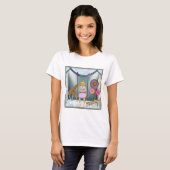 T-shirt Funky Vintage Kid Altered Art Collage (Devant entier)