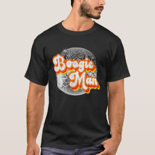 T-shirt Funky Vintage Retro Disco Mirror les années 70 Boo
