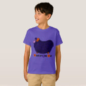 T-shirt Funky Violet Ram chinois Nouvel An Zodiac K couleu (Devant entier)