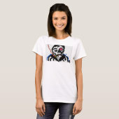 T-Shirt funky visage humain (Devant entier)