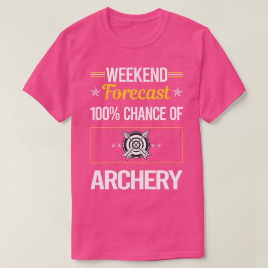 T-shirt Funky Week-end Archer Archer Flèches Flèches Flèch (Design devant)