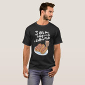 T-shirt Funky Weiner T Chemise Café Lait Rhode Island (Devant entier)