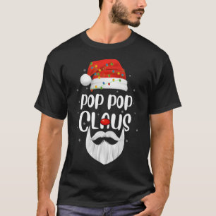 T-shirt Funky Xmas Famille Correspondant Pop Claus Père No