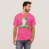 T-shirt Funky Yoga Red Eyed Tree Frog (Devant entier)