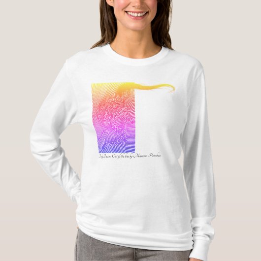 T-shirt FunkyDreams Out of the line - Massimo Pietrobon Ta (Devant)