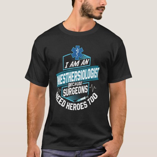 T-shirt Funn Anesthesiologist Anesthesia Nurse Anesthesia (Devant)